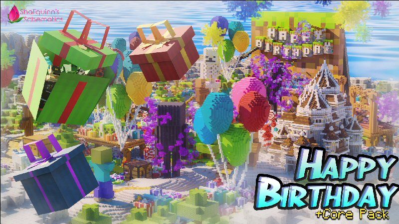 Happy Birthday on the Minecraft Marketplace by Shaliquinn's Schematics Happy Birthday on the Minecraft Marketplace by Shaliquinn's Schematics