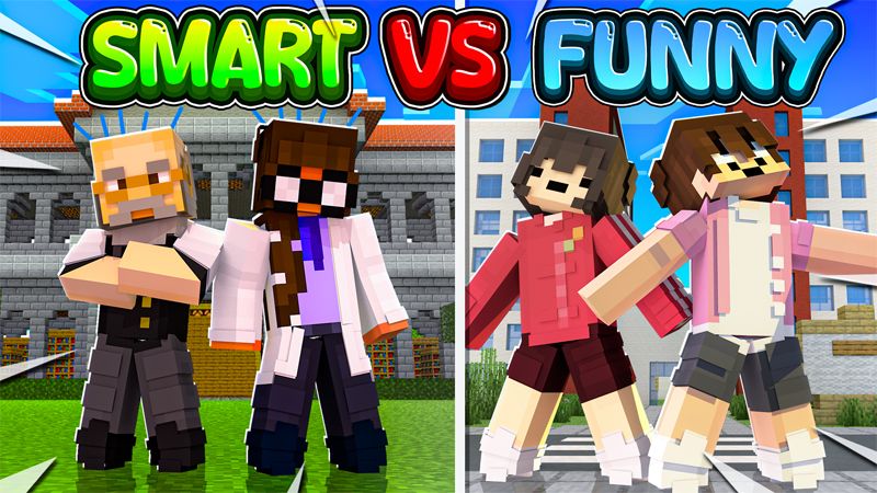 Smart VS Funny on the Minecraft Marketplace by Big Dye Gaming