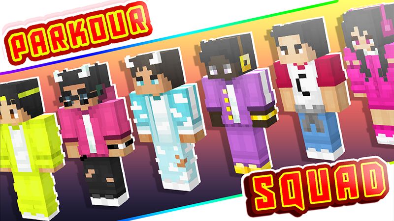Parkour Squad on the Minecraft Marketplace by The Lucky Petals