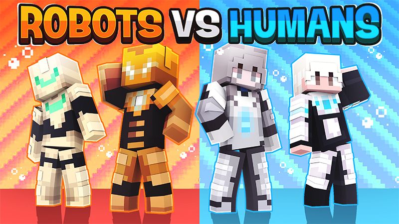Robots VS Humans on the Minecraft Marketplace by Lore Studios