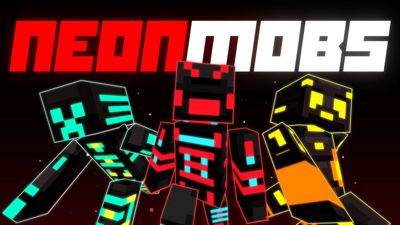 Neon Mobs on the Minecraft Marketplace by Block Factory Neon Mobs on the Minecraft Marketplace by Block Factory