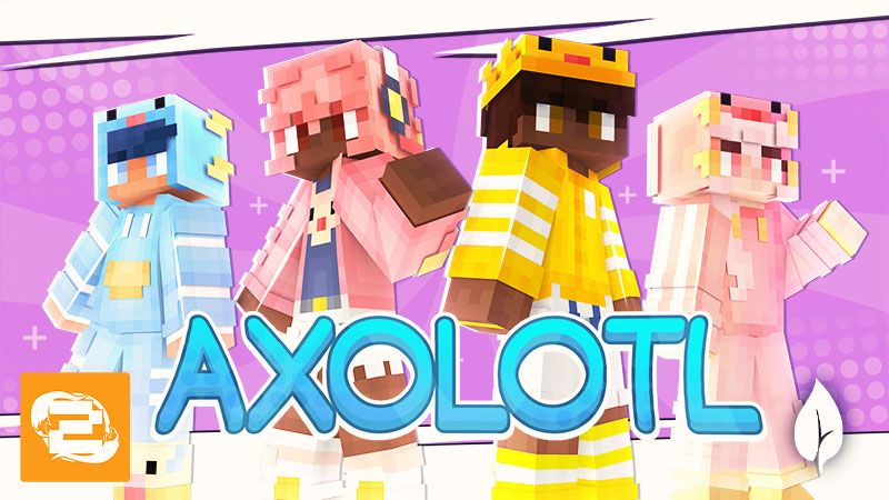 Axolotls on the Minecraft Marketplace by 2-Tail Productions Axolotls on the Minecraft Marketplace by 2-Tail Productions
