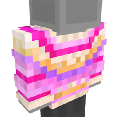 Pink Knit Sweater on the Minecraft Marketplace by Dots Aglow