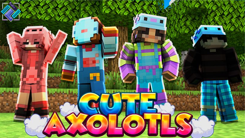 Cute Axolotls on the Minecraft Marketplace by PixelOneUp