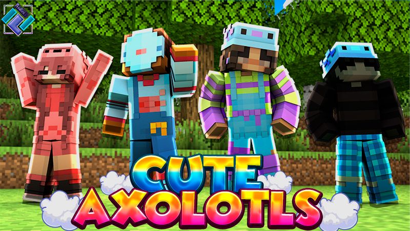 Cute Axolotls on the Minecraft Marketplace by PixelOneUp Cute Axolotls on the Minecraft Marketplace by PixelOneUp