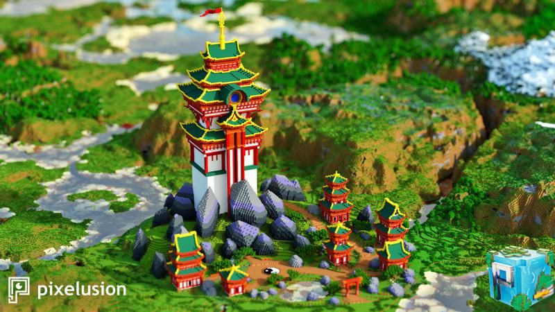 Asian Fortress on the Minecraft Marketplace by Pixelusion Asian Fortress on the Minecraft Marketplace by Pixelusion