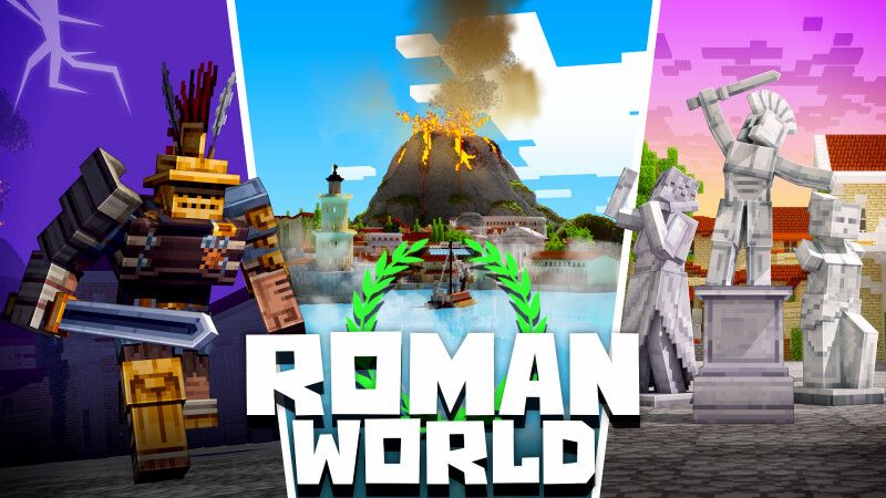 Roman World on the Minecraft Marketplace by CrackedCubes Roman World on the Minecraft Marketplace by CrackedCubes