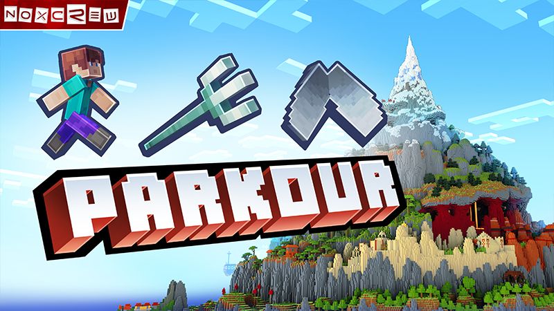 Run Swim Fly Parkour on the Minecraft Marketplace by Noxcrew