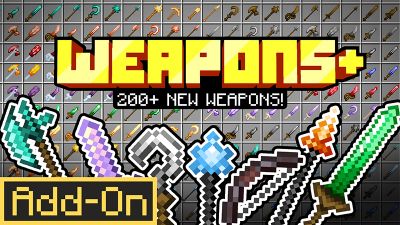 Weapons AddOn on the Minecraft Marketplace by 4KS Studios