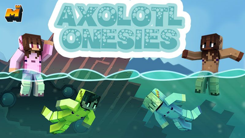 Axolotl Onesies on the Minecraft Marketplace by Mineplex