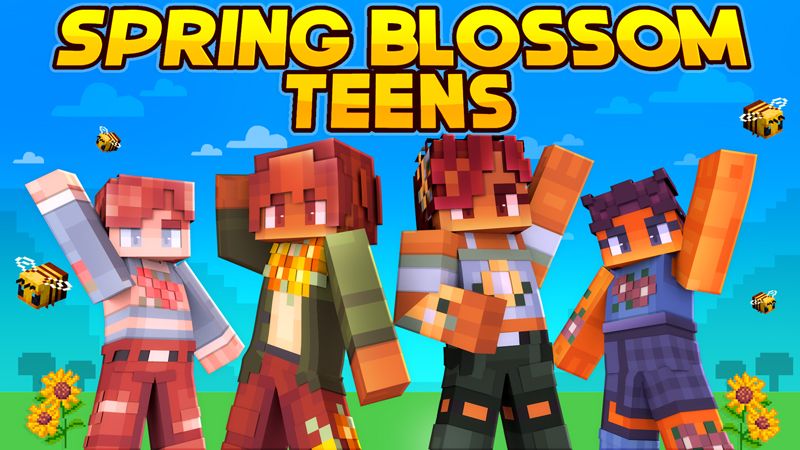 Spring Blossom Teens on the Minecraft Marketplace by The Craft Stars
