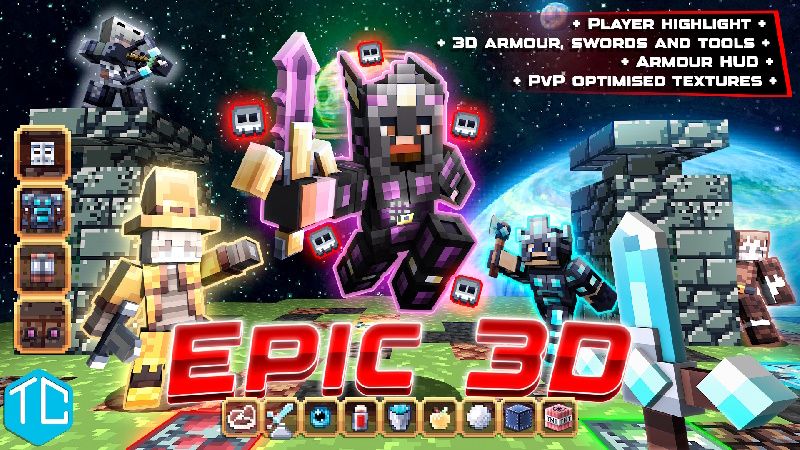 PvP Epic 3D on the Minecraft Marketplace by Tomhmagic Creations