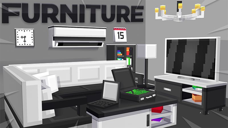 Black Furniture on the Minecraft Marketplace by Eescal Studios
