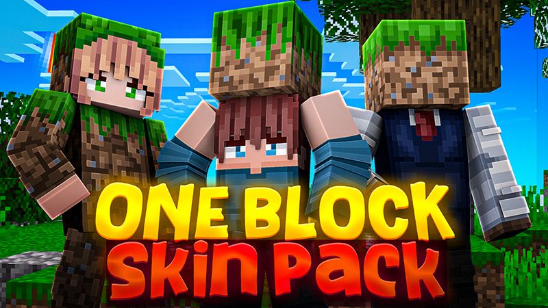 One Block Skin Pack on the Minecraft Marketplace by The Lucky Petals
