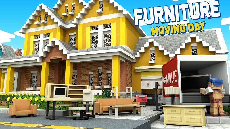 Furniture Moving Day on the Minecraft Marketplace by Nitric Concepts Furniture Moving Day on the Minecraft Marketplace by Nitric Concepts
