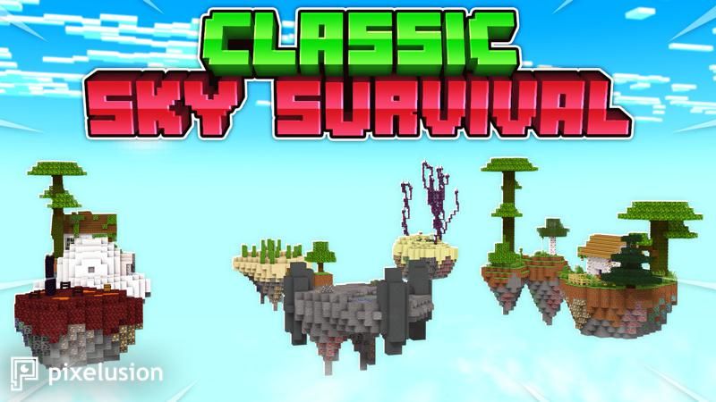 Classic Sky Survival on the Minecraft Marketplace by Pixelusion