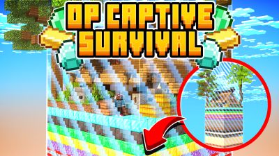OP Captive Survival on the Minecraft Marketplace by Maca Designs