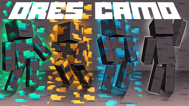 Ores Camoblock on the Minecraft Marketplace by Block Factory