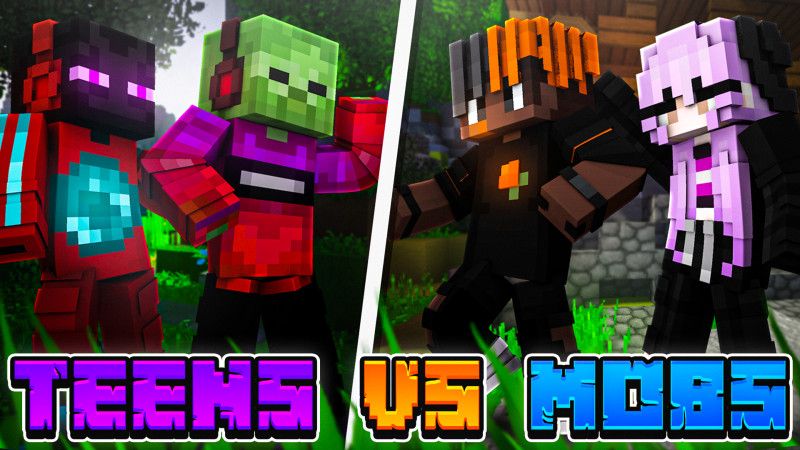 Teens VS Mobs on the Minecraft Marketplace by Team Visionary Teens VS Mobs on the Minecraft Marketplace by Team Visionary