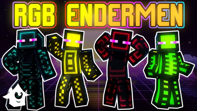 RGB Endermen on the Minecraft Marketplace by House of How RGB Endermen on the Minecraft Marketplace by House of How