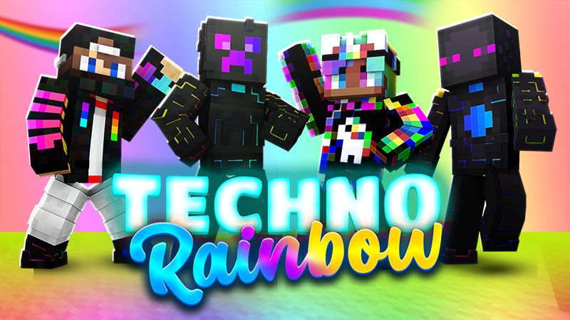 Techno Rainbow on the Minecraft Marketplace by Blu Shutter Bug